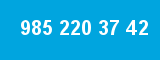 985 220 37 42 985 220 37 42